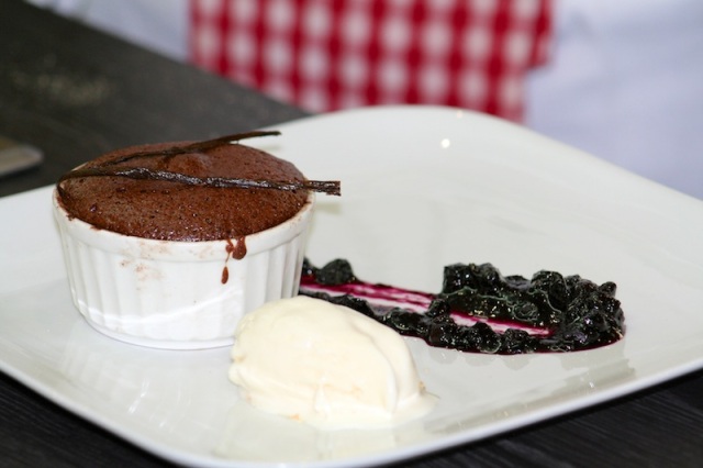 Contestants had to recreate chef Bradley Castle’s dark chocolate fondant.